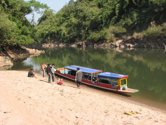 Bootspause auf dem Nam Ou