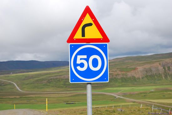 Die empfohlen Schlaglochueberfluggeschwindigkeit