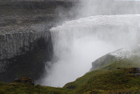 Der Dettifoss  von der Westseite