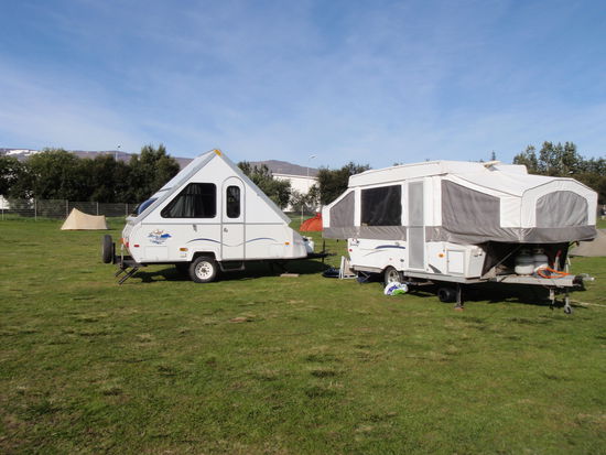 Isländische Faltwohnwagen