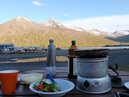"Trangia - Panorama -Cooking"