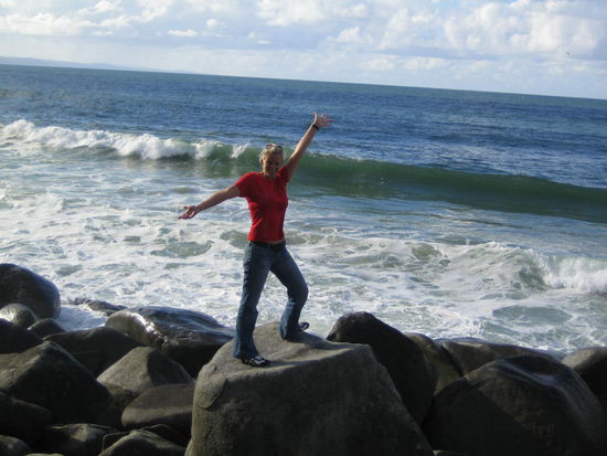 Kann man das Tshirt erkennen?!  allerdings ohne Ortseingangsschild.