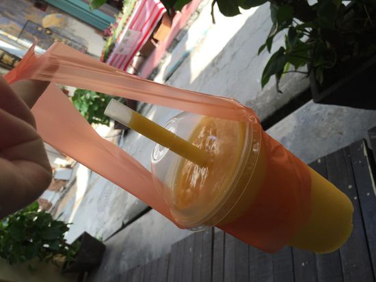 Mangosmoothie: Frühstück, Erfrischung und kleines Päuschen