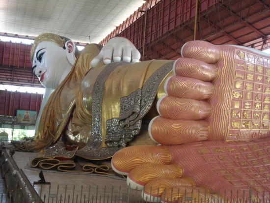 Echt riesig, dieser Buddha!