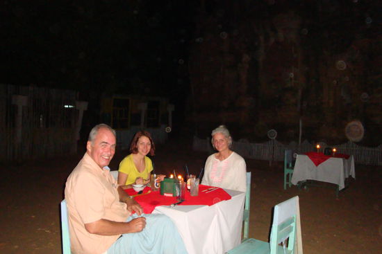 Lecker Abendessen mit den Amerikanern