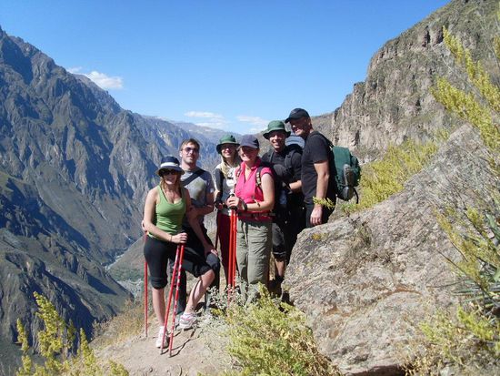 da waren wir halb unten