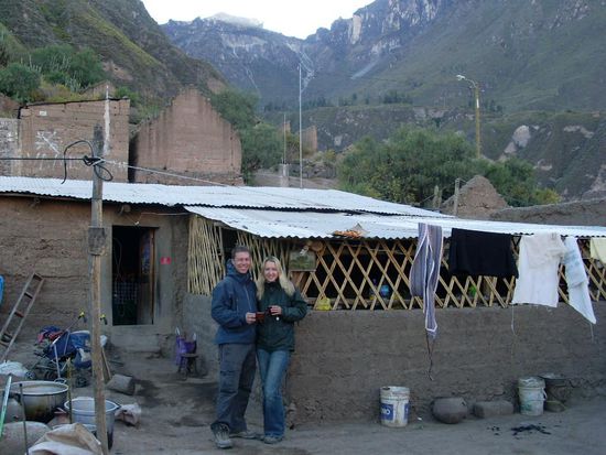 hier haben wir geschlafen