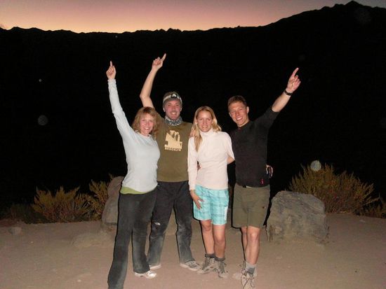 Wir haben´s geschafft!! Isa war so fertig, die konnte nicht mal mehr den Arm heben 