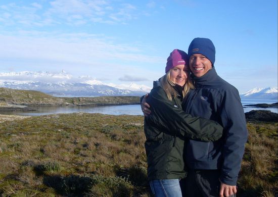 links hinten Chile, rechts Argentinien