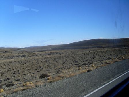 Patagonien aus dem Busfenster
