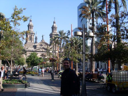 "Plaza de Armas" im Zentrum von Santiago