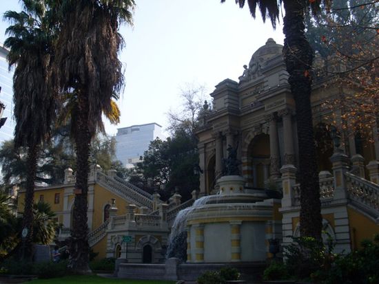 Cerro Santa Lucia, ein gruener Huegel mitten in der Stadt