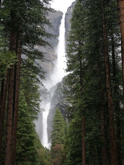 Upper and Lower Yosemite Falls