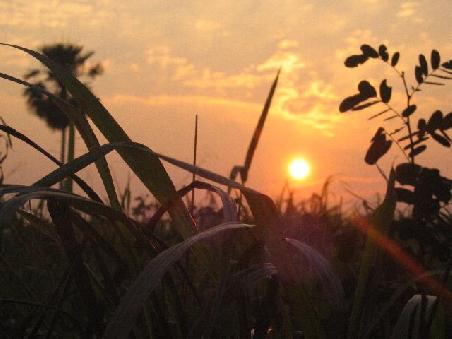 Ein fantastischer Sonnenuntergang