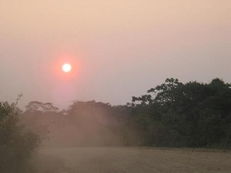 ein schöner Sonnenuntergang