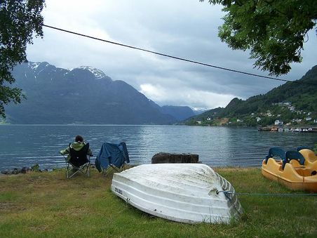 kurze Regenpause am Lustrafjorden