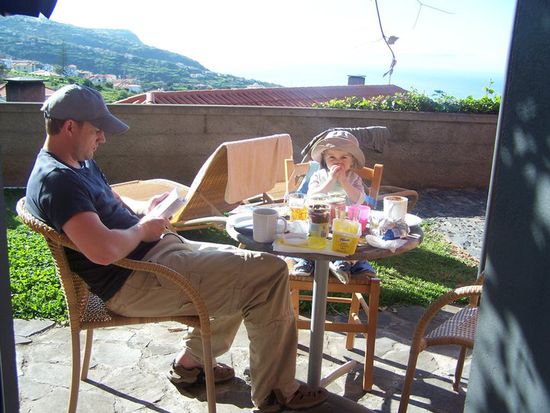 Frühstück mit Meerblick