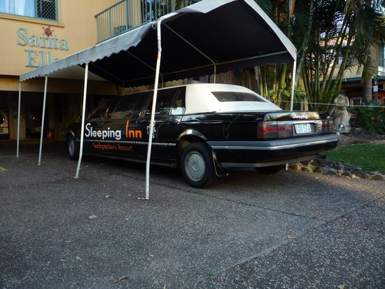 Mit diesem netten Auto wurde ich vom Bus abgeholt!!!