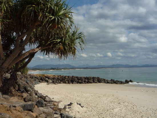 Der Strand in die andere Richtung