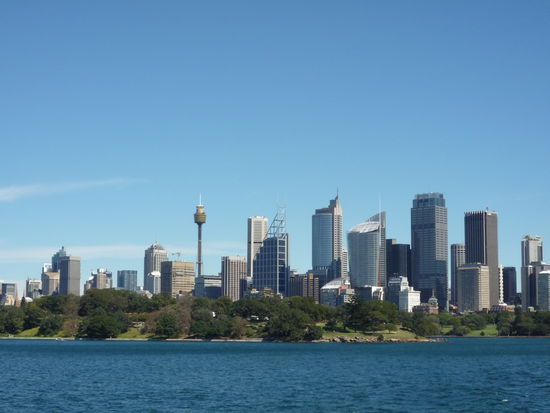 Skyline...Sydney Tower und Botanical Garden