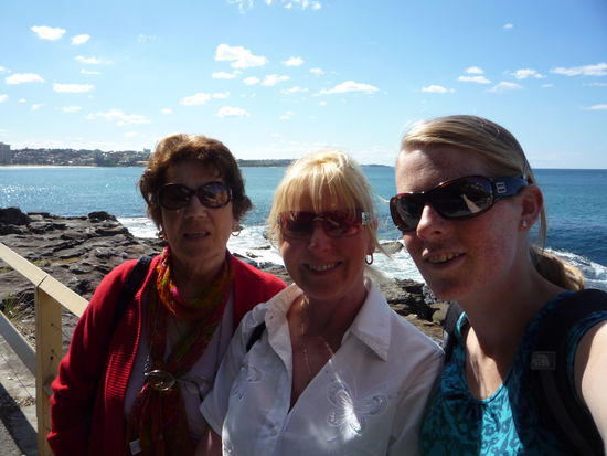 Elli, Moni und ich in Manly