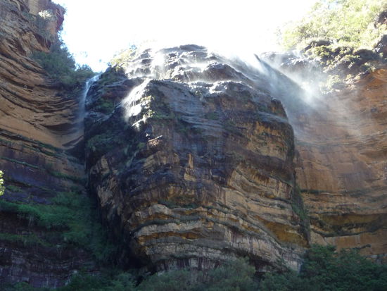 ...um diesen Blick auf die Wentworth Falls geniessen zu koennen - es war unbeschreiblich