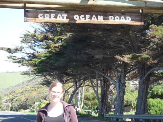 Der Beginn der Great Ocean Road