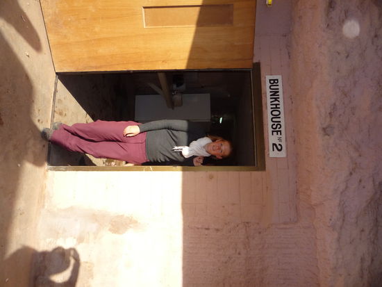 Der Eingang zu unserem Bunkhouse