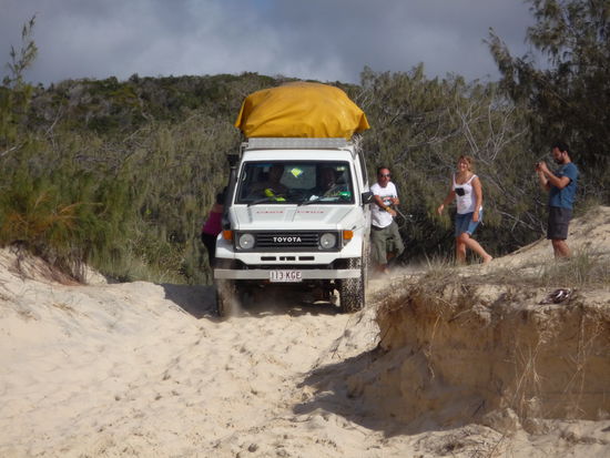 wir sind rausgekommen...