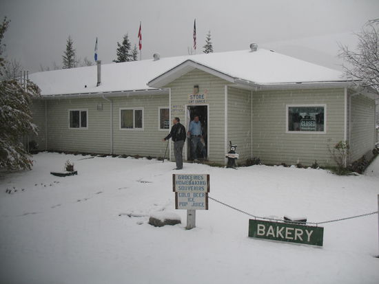 Der Greyhoundfahrer als Briefträger
