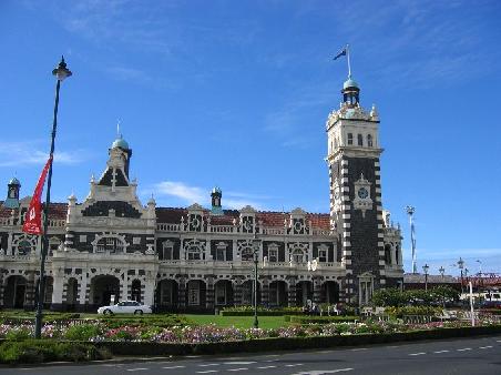 Bahnhof in Dunedin - Edwardianischer Baustil