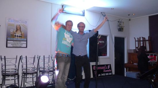 Erik und Charlie-Er arbeitet als Festangestellter mit bei uns!