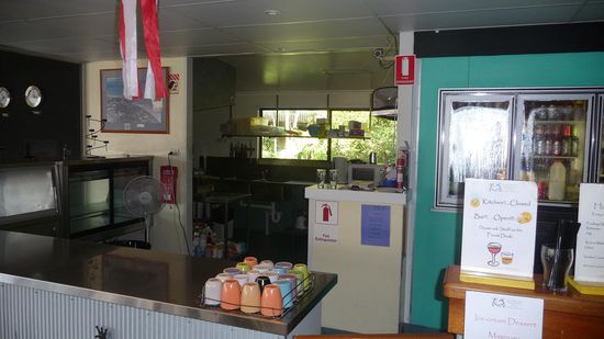 Tina's Arbeitsplatz...immer morgens und abends