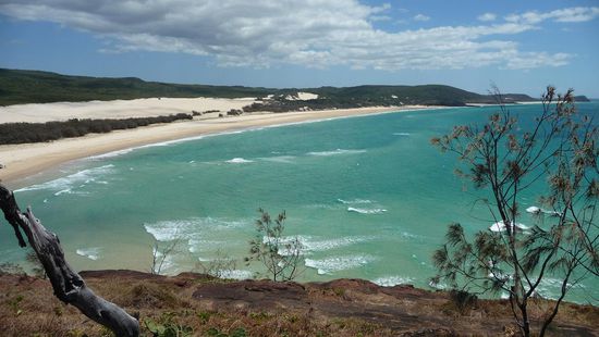 Blick nach Norden vom Indian Head in Richtung Champagne Pools