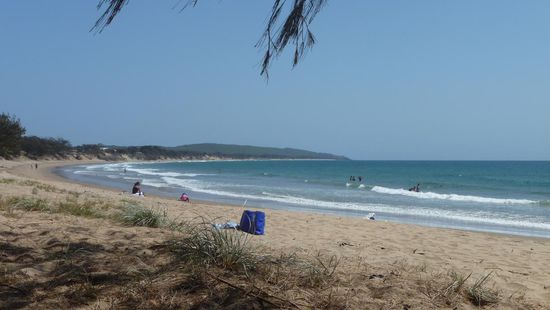 Der 4km lange Surfstrand
