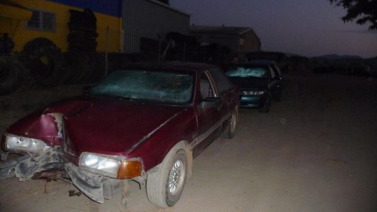 ADAM ist das hintere Auto! 