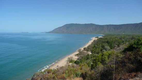 Rex Lookout über die nördlichen Strände von Cairns.