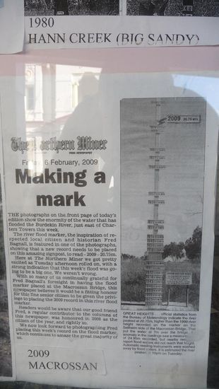 So hoch kann das Wasser hier steigen!!!