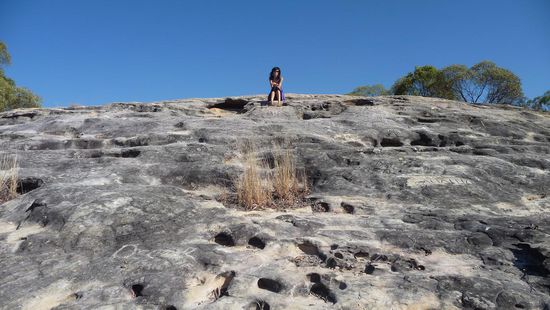 Kurze Pause auf einem Lookout, direkt am HWY (White Mountains National Park)