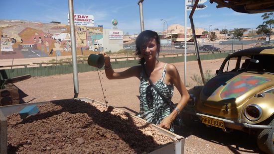 Ich beim suchen nach einem Opal! Leider mit nicht so viel Erfolg!!!