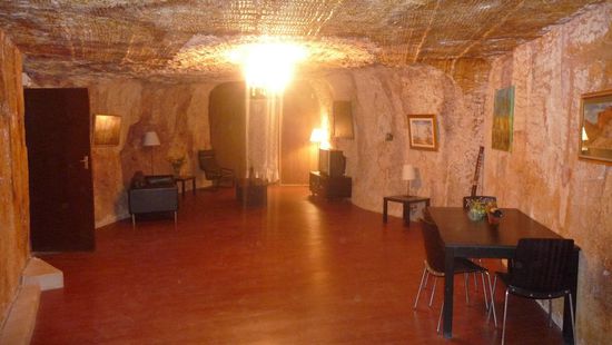 So sehen die Wohnungen unter der Erde aus...