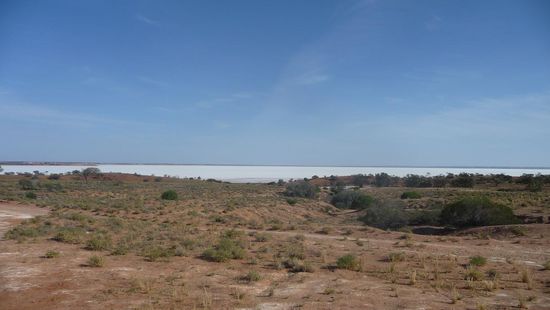 Nein-kein Schnee?! Ein Salzsee