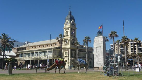 Am Wochenende kann man hier sogar Kamel-Reiten!
