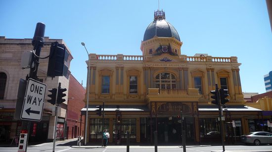 Adelaide-Arcade. Heute ein Einkaufscenter