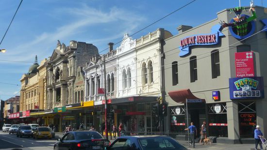die berühmte Chapel Street- ein laden am anderen.....