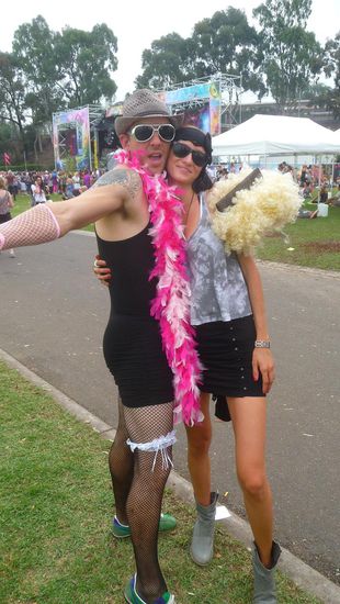 Zwei komische Gestalten