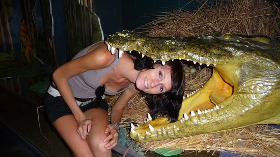 Kurzer Stopp in einem Info Center ....