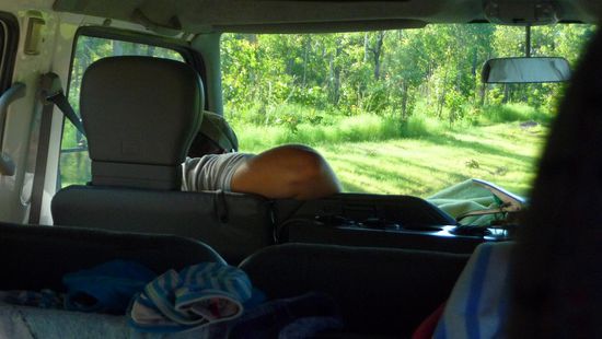 Philipp hatte als Co-Pilot immer mal ein Nickerchen eingelegt…