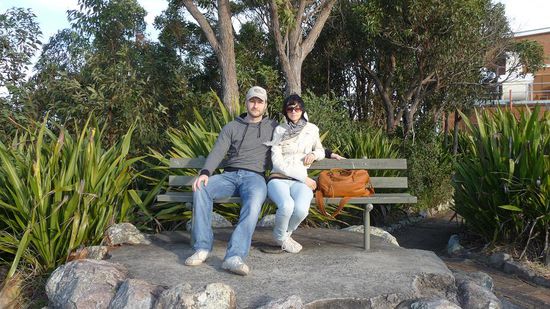 Wir an einem "Lookout"