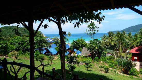 mit diesem Ausblick vom Restaurant